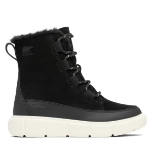 Śniegowce Sorel Youth Explorer III Lace Wp 2088511010 Czarny