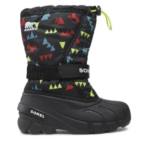 Śniegowce Sorel Youth Flurry Print NY3504 Czarny