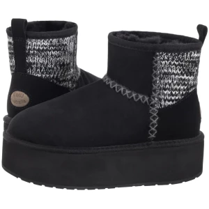 Śniegowce Stinger Knit Flatform Black W13143 (EM515-b) EMU Australia