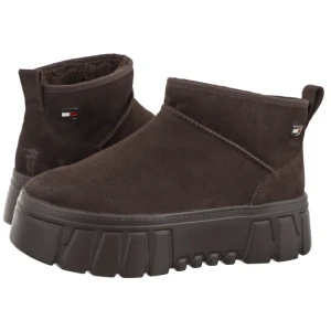 Śniegowce Tjw Suede Platform Boots WL Deep Brown EN0EN03158 GT3 (TH1530-a) Tommy Hilfiger
