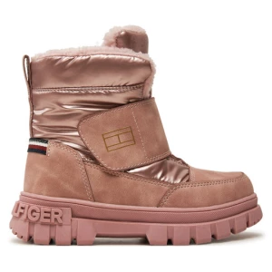 Śniegowce Tommy Hilfiger Fur Boot T1A5-33607-1492 S Różowy