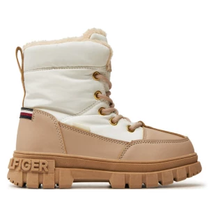 Śniegowce Tommy Hilfiger Fur Boot T3A5-33609-1695 M Beżowy