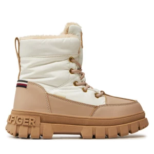 Śniegowce Tommy Hilfiger Fur Boot T3A5-33609-1695 S Beżowy