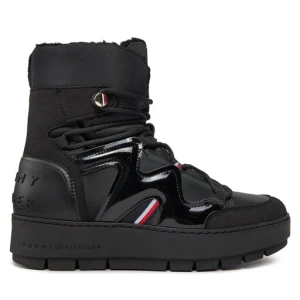 Zdjęcie produktu Śniegowce Tommy Hilfiger Patent Snowboot FW0FW07852 Czarny