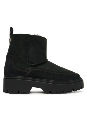 Śniegowce Tommy Hilfiger Real Shearling Pullon FW0FW08997 Czarny