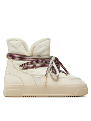 Śniegowce Tommy Hilfiger Snowboot Monogram Faux Fur FW0FW08389 Beżowy