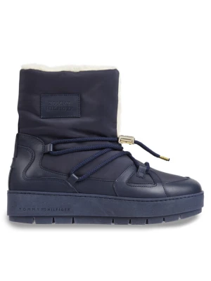 Śniegowce Tommy Hilfiger Tommy Essential Snowboot FW0FW07504 Niebieski