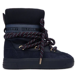 Śniegowce Tommy Hilfiger Tommytech Rwb Snowboot Warm FW0FW09163 Granatowy