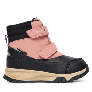 Śniegowce Tommy Hilfiger Velcro Bootie T1A5-34048-1592 M Czarny