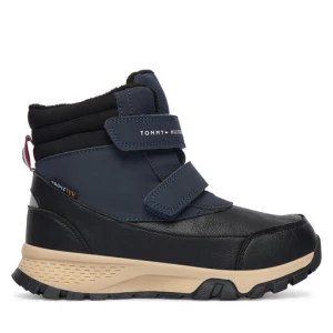Śniegowce Tommy Hilfiger Velcro Bootie T1X5-34134-1592 S Czarny