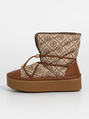 Śniegowce Tory Burch piaskowy