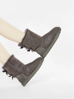 Śniegowce Ugg W Bailey Bow II 1016225 Szary