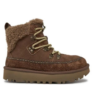 Śniegowce Ugg W Classic Alpine Lace Up 1158271 Brązowy