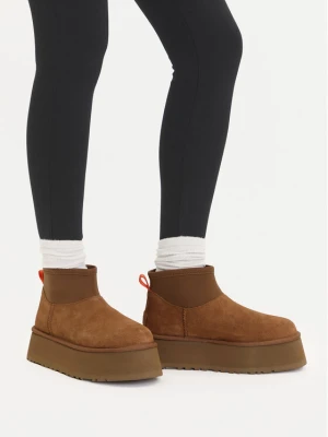 Śniegowce Ugg W Classic Mini Dipper 1168170 Brązowy