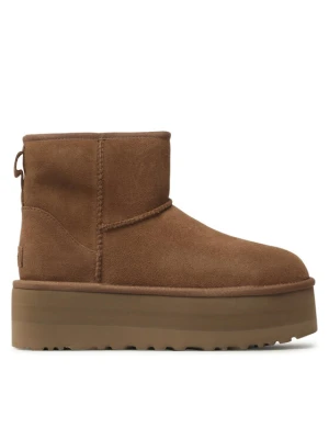 Śniegowce Ugg W Classic Mini Platform 1134991 Brązowy