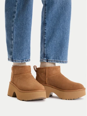 Śniegowce Ugg W Classic Ultra Mini Heights 1158311 Brązowy