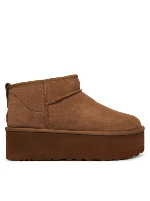 Śniegowce Ugg W Classic Ultra Mini Platform 1135092 Brązowy