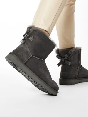 Śniegowce Ugg W Mini Bailey Bow II 1016501 Szary