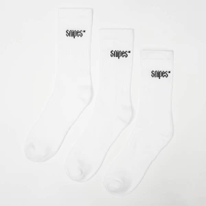 SNIPES 3 PACK - Small Logo Crew Socks kobiety Skarpety biały rozmiar Odzież
