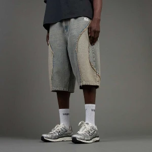 SNIPES S Cube Inside Out Baggy Denim Shorts mężczyźni Krótkie spodenki niebieski rozmiar Odzież