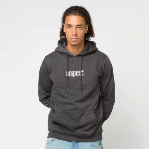 SNIPES Small Basic Logo Hoodie mężczyźni Bluzy szary rozmiar Odzież