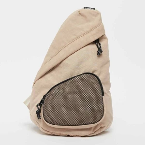 SNIPES Woven Label Basic Logo Multipocket Slingbag uniseks Nerki beż rozmiar Akcesoria
