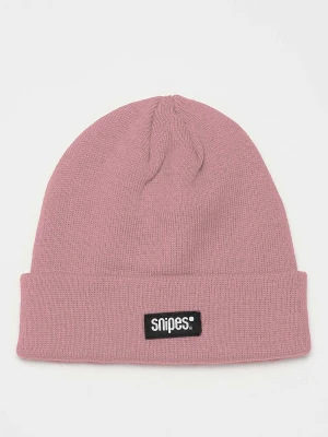 SNIPES Woven Label Beanie rose uniseks Czapki beanie różowy rozmiar Akcesoria