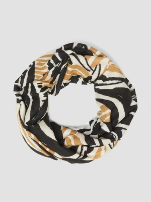 Snood mit Grafik-Print und leichtem Mustermix s.Oliver
