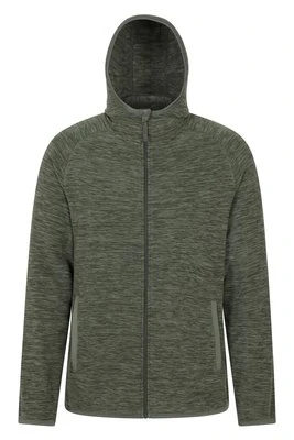 Snowdon II polar męski z kaputurem - Dark Green Mountain Warehouse