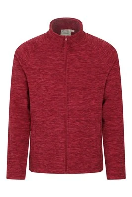 Snowdon II polar męski z zamkiem - Dark Burgundy Mountain Warehouse