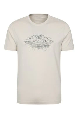 Snowdon męska koszulka z krótkim rękawem - Biały Mountain Warehouse