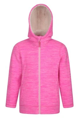 Snowdonia dziecięca podszywana bluza z kapturem Borg - Pink Mountain Warehouse