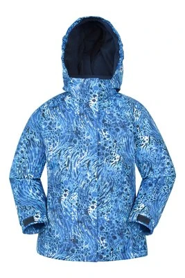 Snowdrop dziecięca kurtka narciarska z nadrukiem - Blue Mountain Warehouse