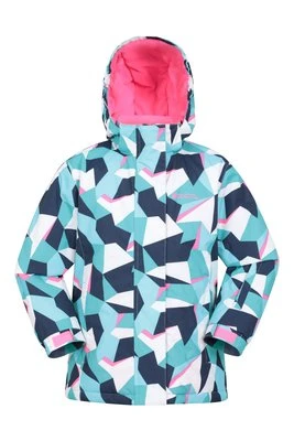 Snowdrop dziecięca kurtka narciarska z nadrukiem - Teal Mountain Warehouse