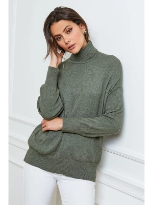 So Cachemire Golf "Elona" w kolorze khaki rozmiar: XL