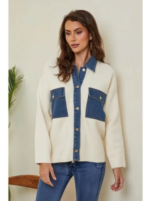 So Cachemire Kurtka "Ajka" w kolorze kremowym rozmiar: XL