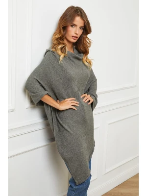 So Cachemire Ponczo "Bali" w kolorze oliwkowym rozmiar: XL