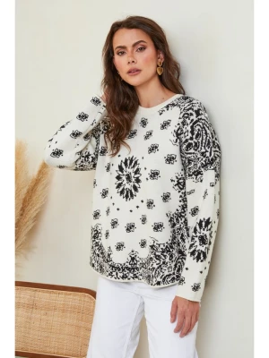 So Cachemire Sweter "Adony" w kolorze kremowym rozmiar: XL