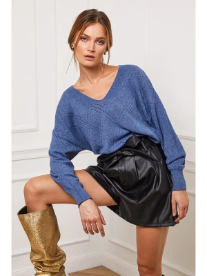 So Cachemire Sweter "Chola" w kolorze niebieskim rozmiar: XL