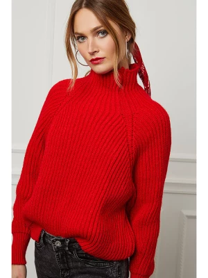So Cachemire Wełniany sweter "Baby" w kolorze czerwonym rozmiar: L