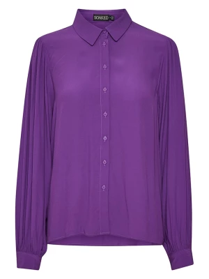 Soaked in Luxury Bluzka "Chrishell" w kolorze fioletowym rozmiar: L