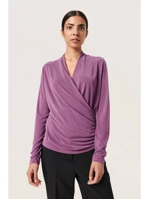 Soaked in Luxury Bluzka "Columbine" w kolorze fioletowym rozmiar: L