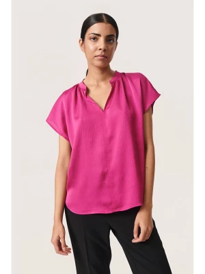 Soaked in Luxury Bluzka "Ioana" w kolorze różowym rozmiar: L
