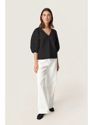 Soaked in Luxury Bluzka "Manja" w kolorze czarnym rozmiar: XL