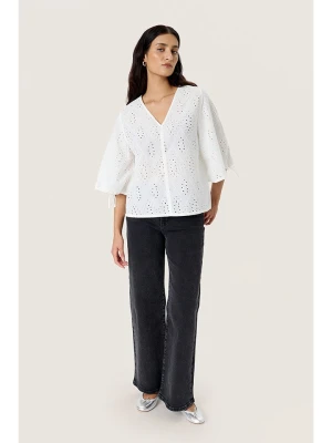 Soaked in Luxury Bluzka w kolorze kremowym rozmiar: XL