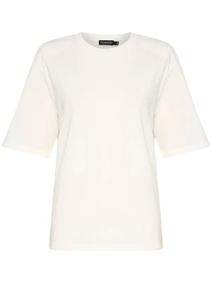Soaked in Luxury Koszulka "Luca" w kolorze białym rozmiar: M