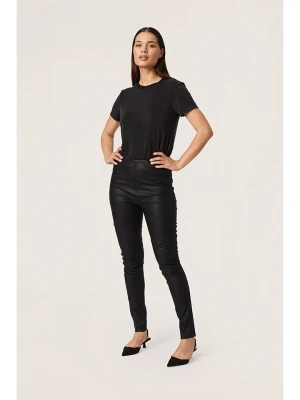 Soaked in Luxury Legginsy w kolorze czarnym ze skóry syntetycznej rozmiar: L