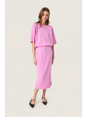 Soaked in Luxury Spódnica "Ellan" w kolorze różowym rozmiar: L