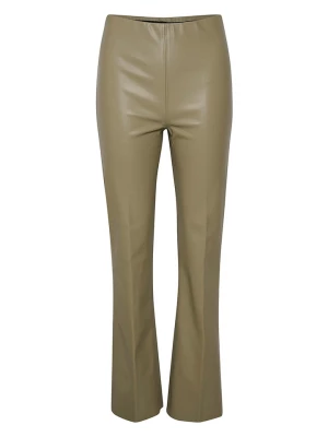 Soaked in Luxury Spodnie "Kaylee" w kolorze khaki rozmiar: XS