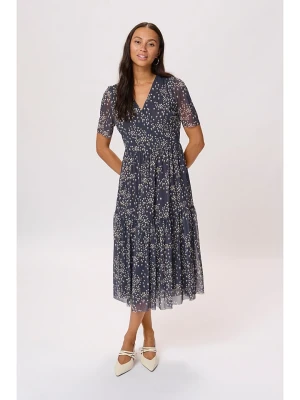 Soaked in Luxury Sukienka "Aldora" w kolorze granatowo-beżowym rozmiar: XL